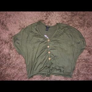 Green blouse